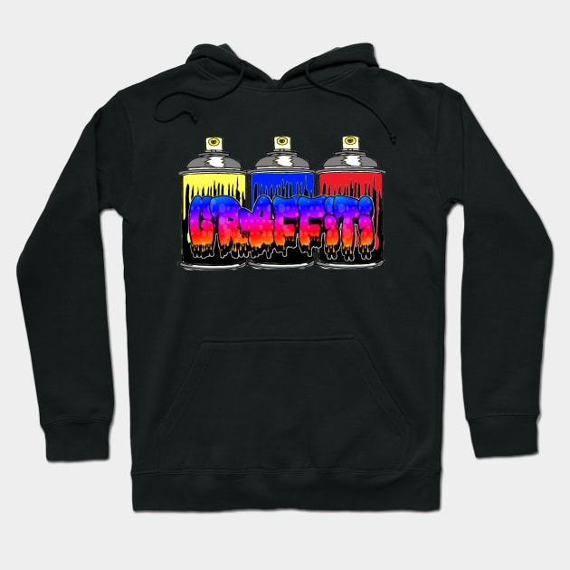 Graffiti Spray Art 77 Hoodie by LowEndGraphics